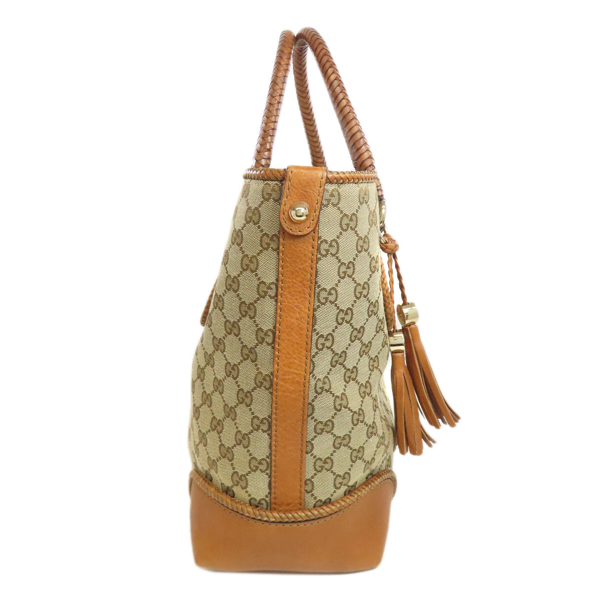 GUCCI Tote Bag 257023 canvas Brown GG Marrakech