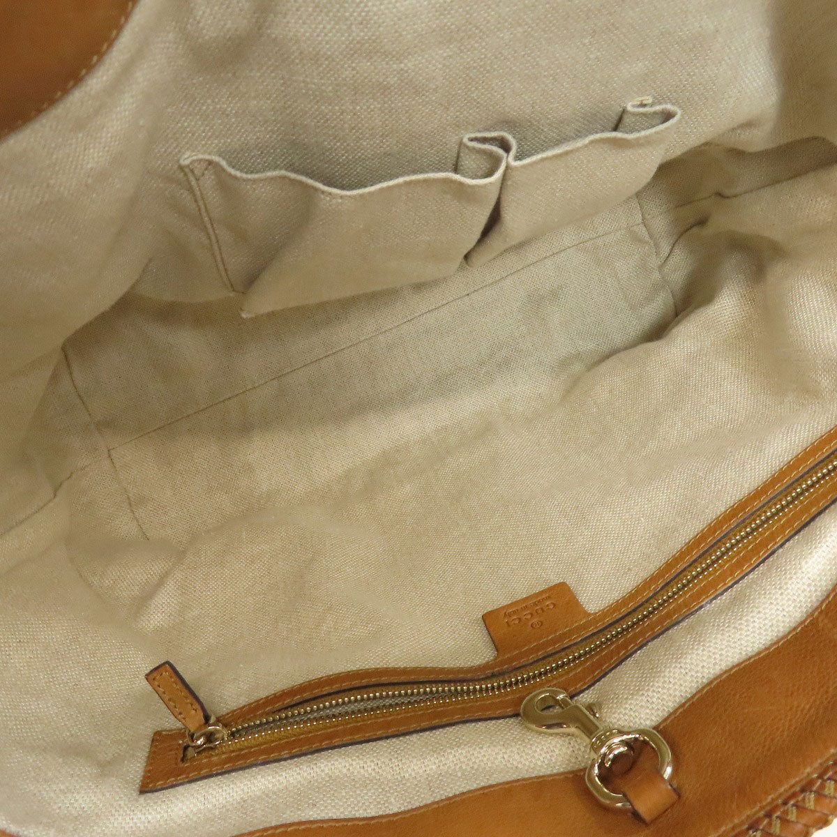 GUCCI Tote Bag 257023 canvas Brown GG Marrakech