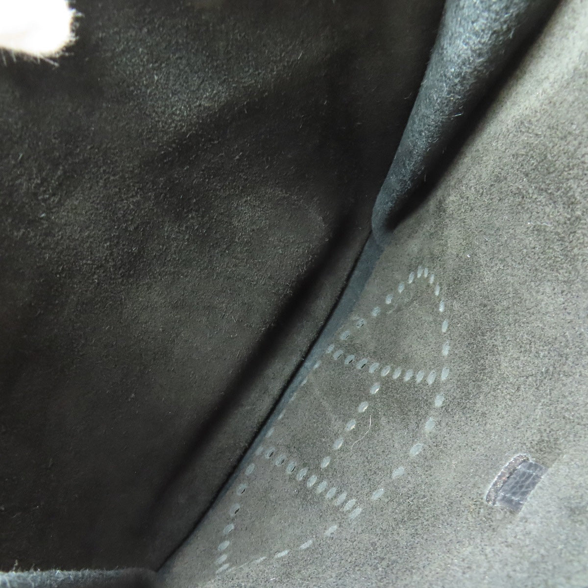 HERMES Shoulder Bag Taurillon Clemence black Evelyn 3 PM SilverMetal