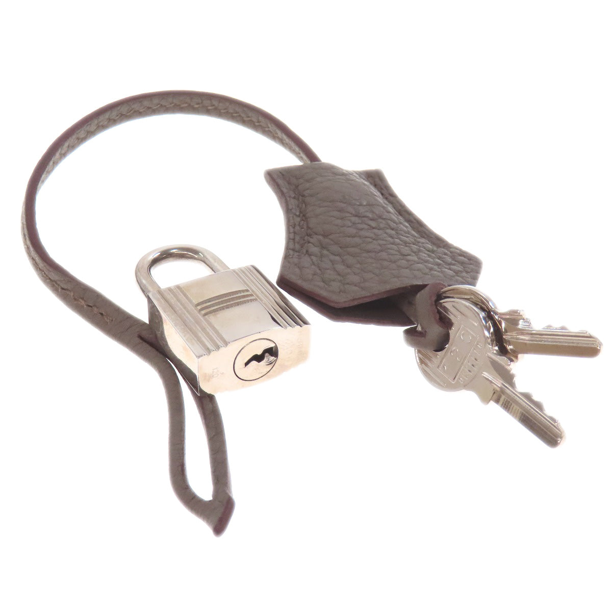 HERMES Handbag Taurillon Clemence gray Bolide 31 SilverMetal