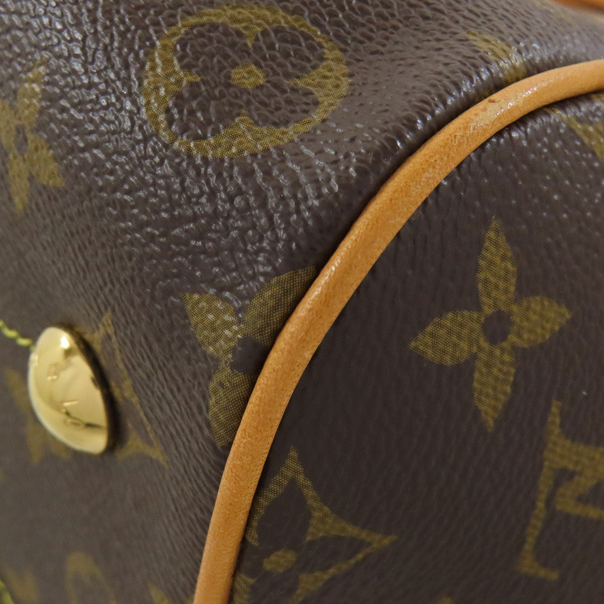 LOUIS VUITTON Handbag M40143 Monogram canvas Brown Tivoli PM