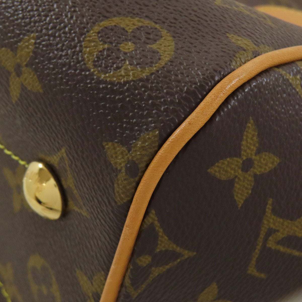 LOUIS VUITTON Handbag M40143 Monogram canvas Brown Tivoli PM