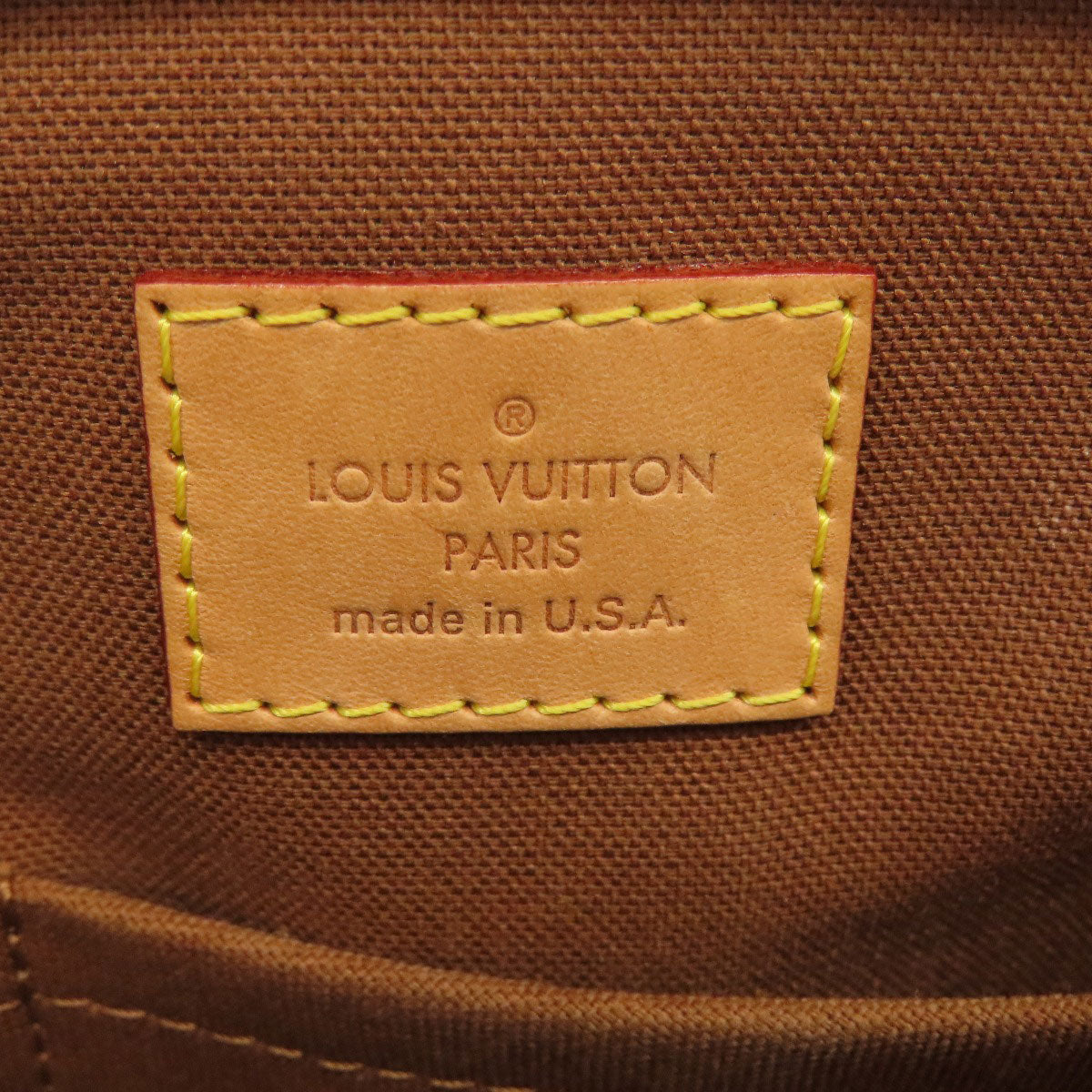 LOUIS VUITTON Handbag M40143 Monogram canvas Brown Tivoli PM