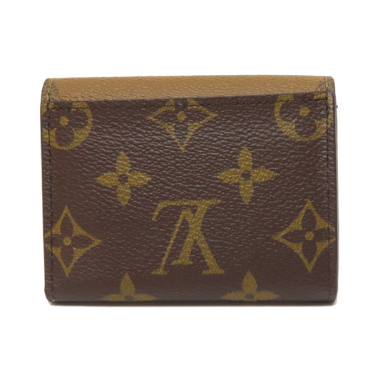 LOUIS VUITTON Bifold Wallet M80725 Monogram reverse Brown Portefeuille Zoe