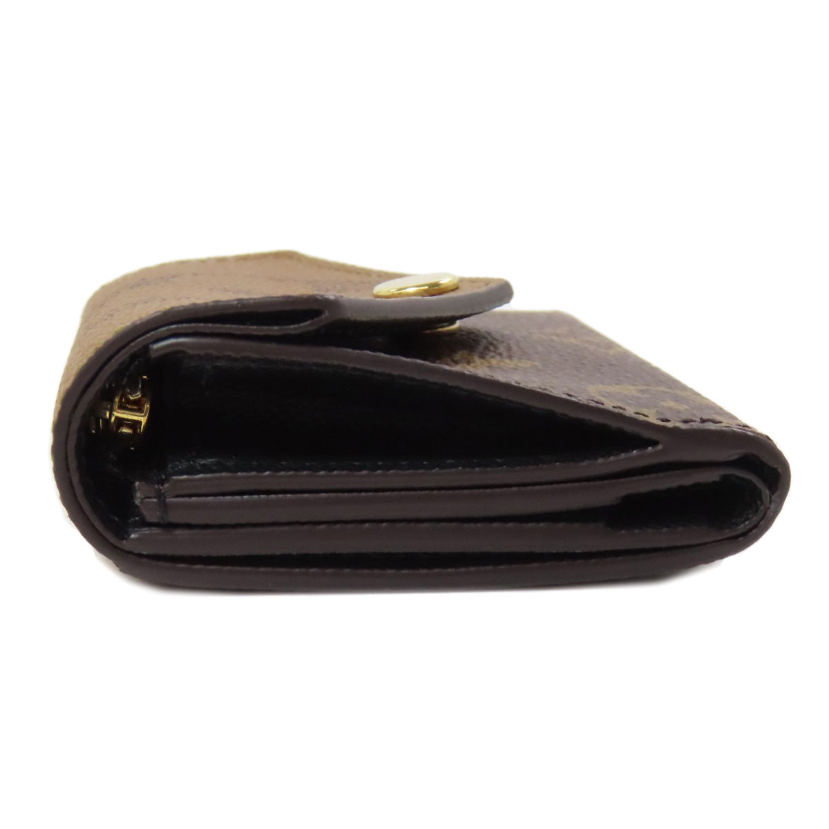 LOUIS VUITTON Bifold Wallet M80725 Monogram reverse Brown Portefeuille Zoe