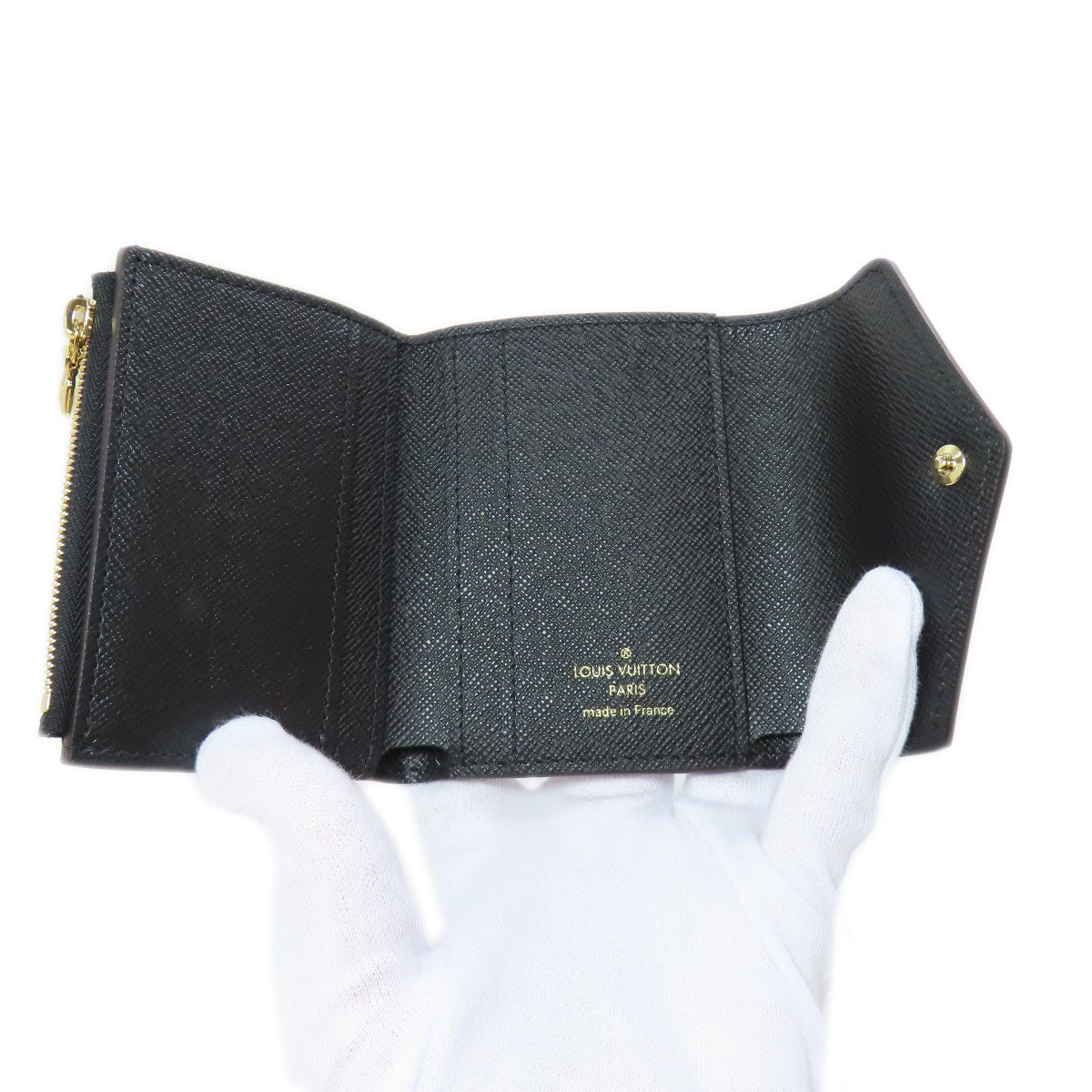 LOUIS VUITTON Bifold Wallet M80725 Monogram reverse Brown Portefeuille Zoe