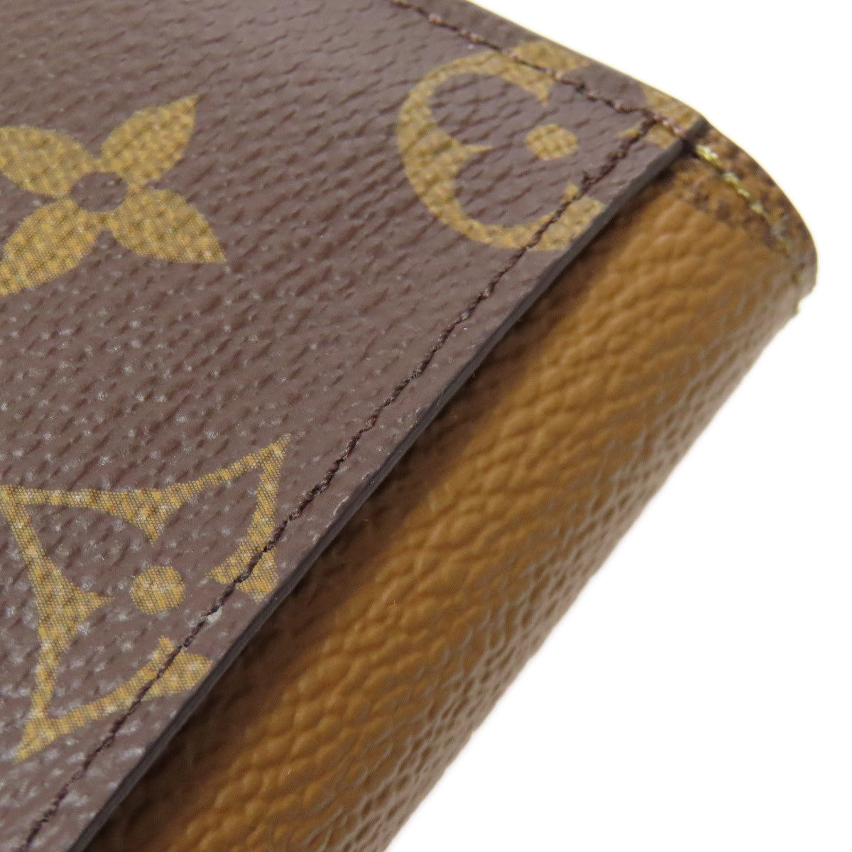 LOUIS VUITTON Bifold Wallet M80725 Monogram reverse Brown Portefeuille Zoe