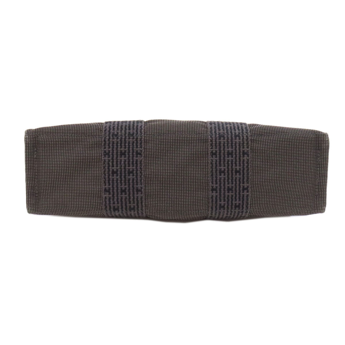 HERMES Handbag canvas gray Her LinePM