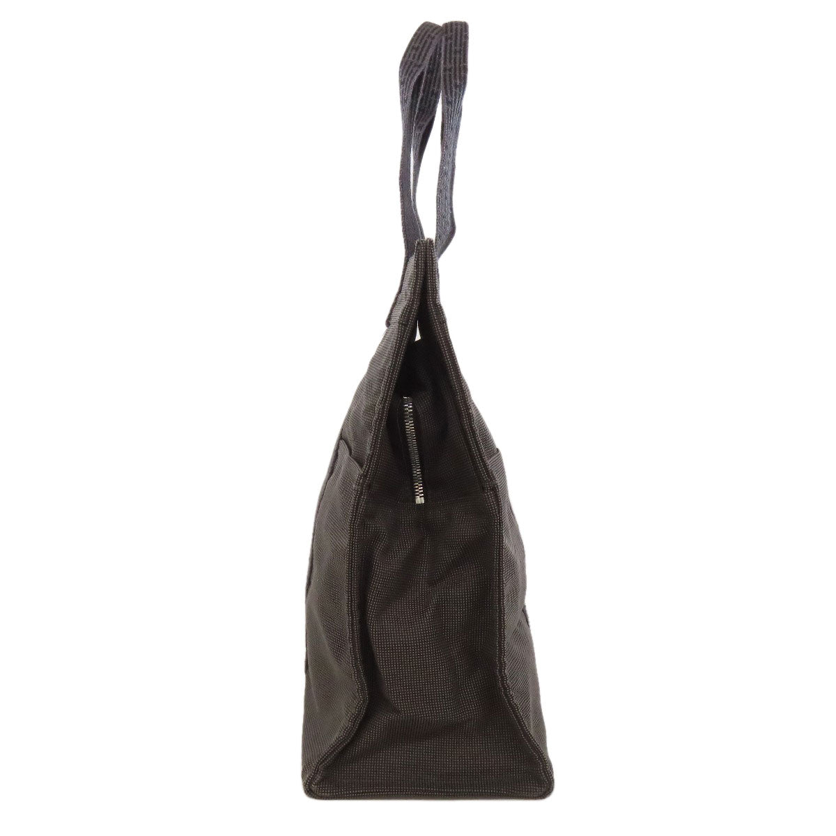 HERMES Handbag canvas gray Her LineGM