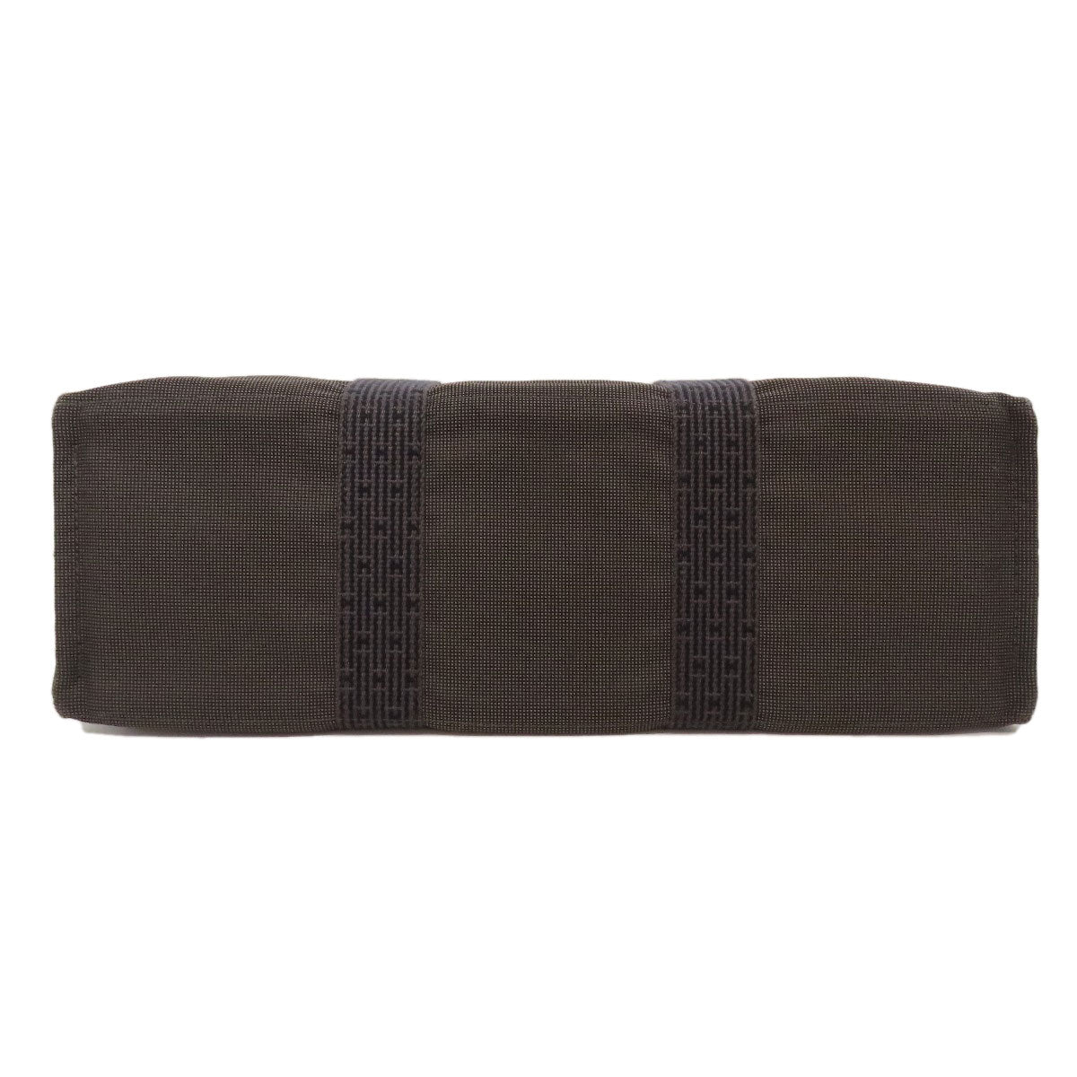 HERMES Handbag canvas gray Her LineGM