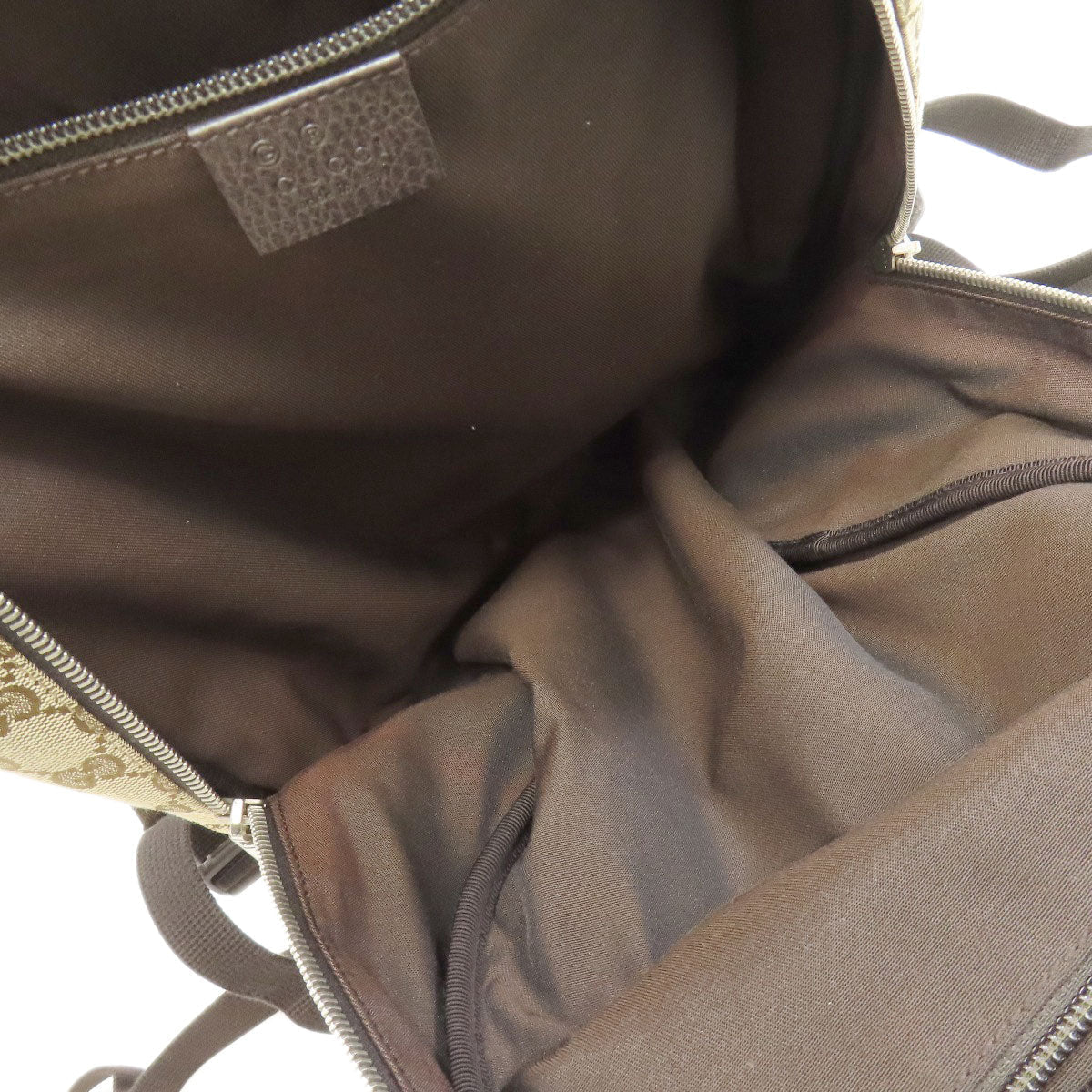 GUCCI Backpack 449906 canvas Brown GG outlet