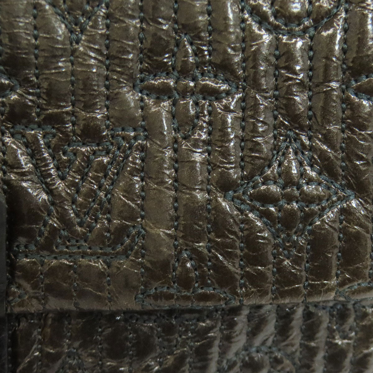 LOUIS VUITTON Clutch bag M95597 Monogram motard black Parts Monogram Motard Pochette