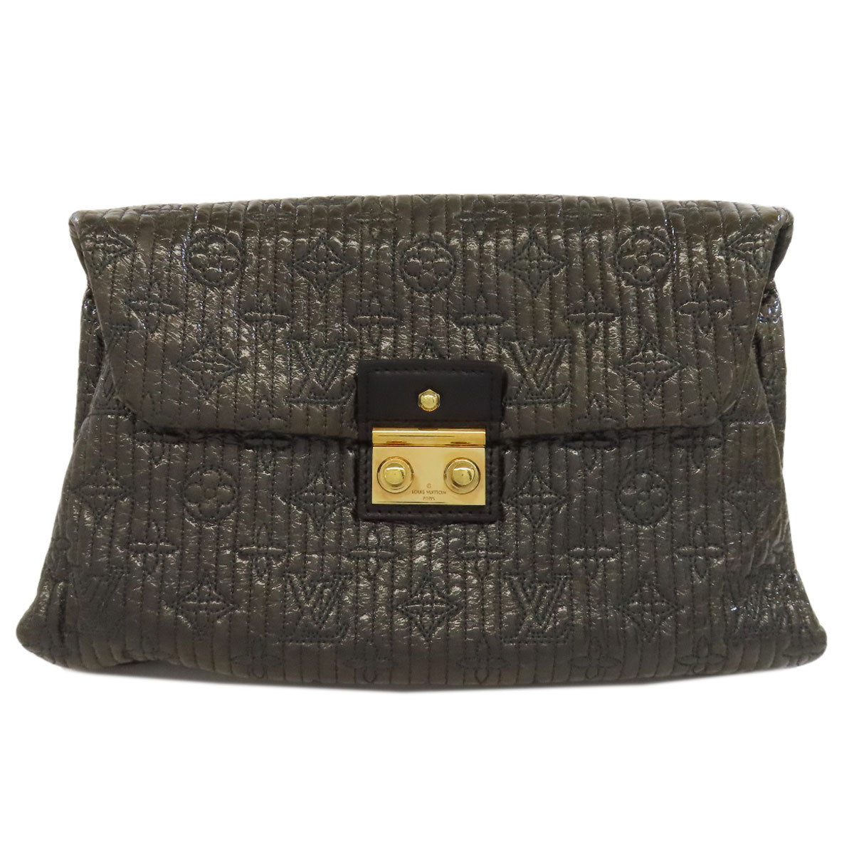 LOUIS VUITTON Clutch bag M95597 Monogram motard black Parts Monogram Motard Pochette