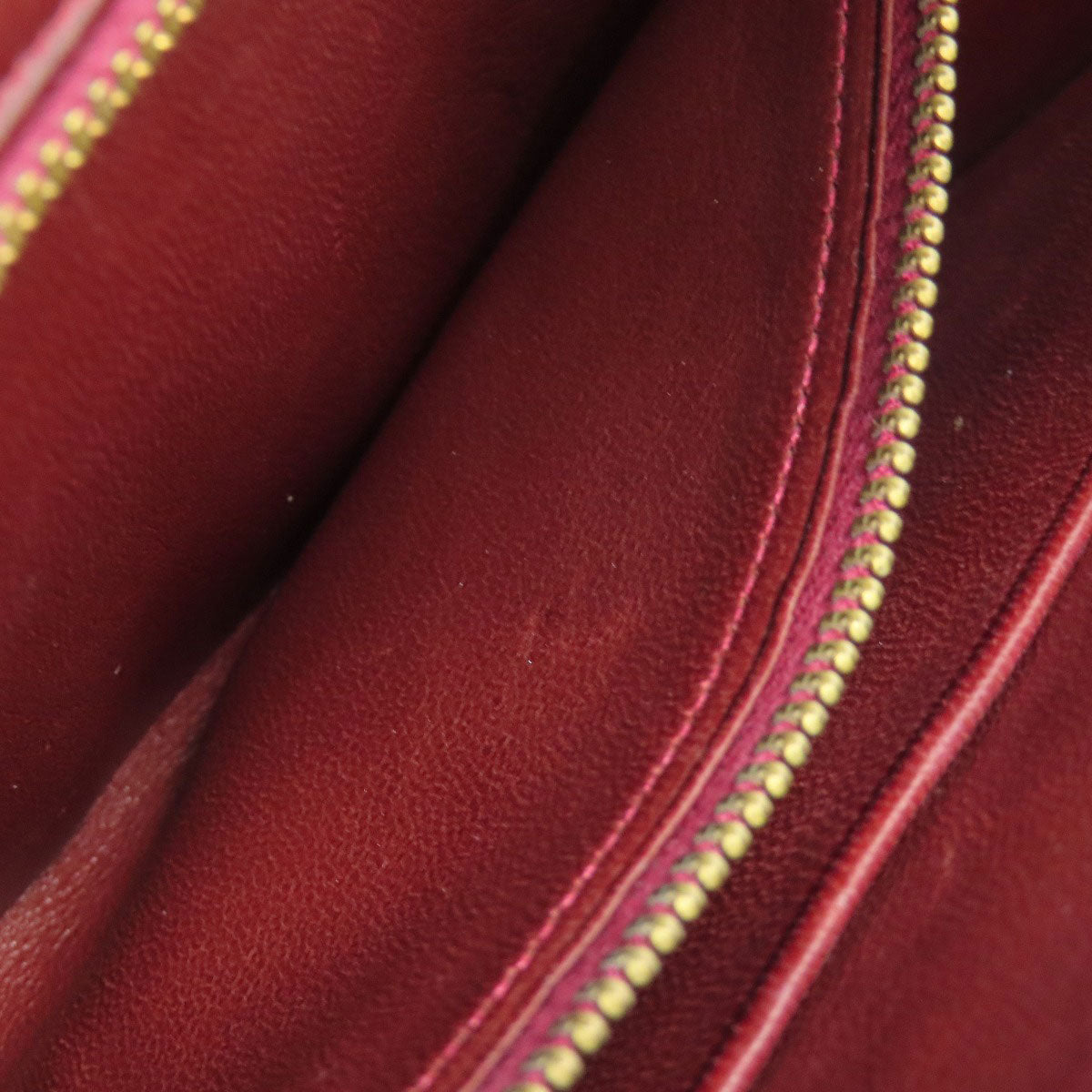 HERMES Shoulder Bag Box scarf Red Riddi Gold Metal