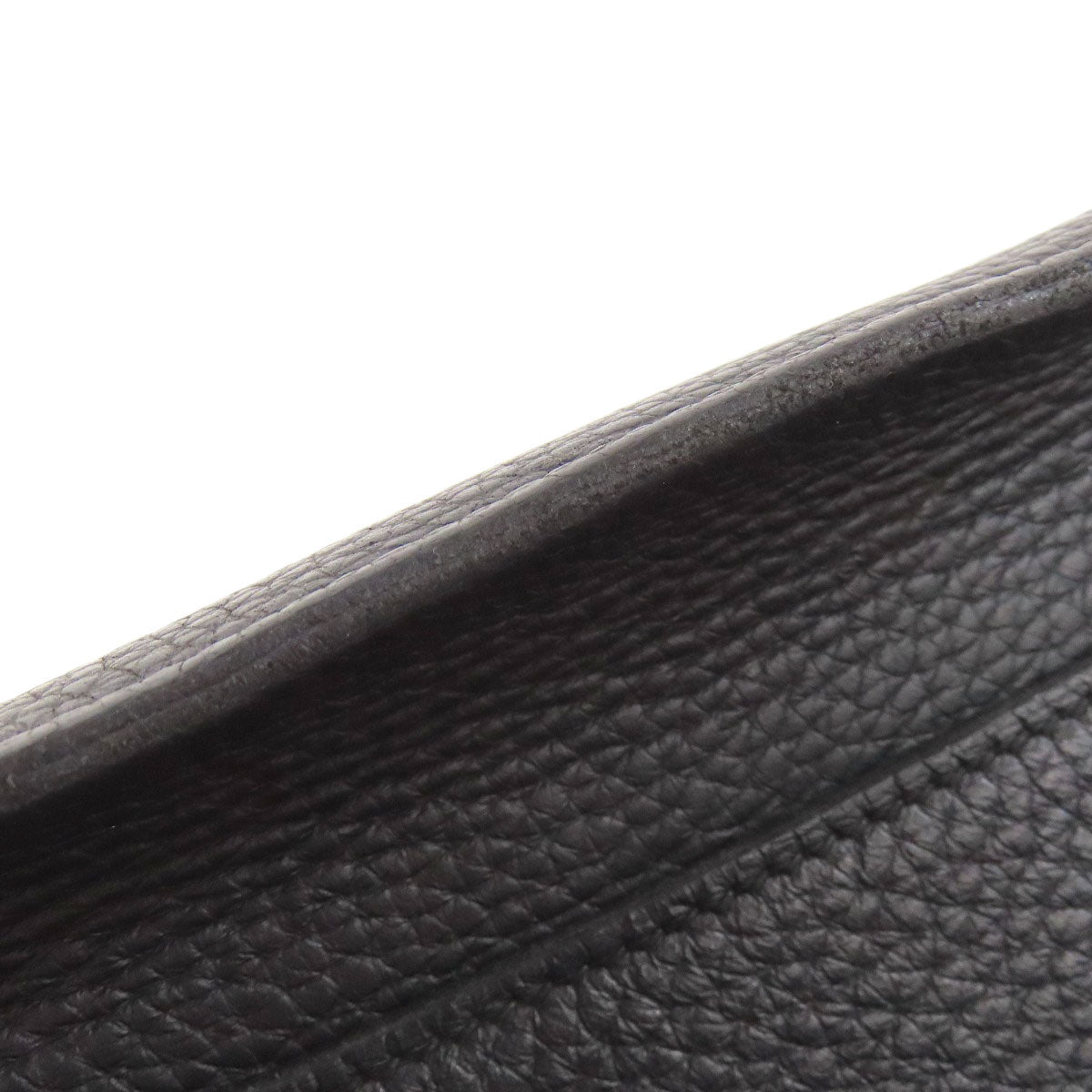 HERMES Shoulder Bag Taurillon Clemence black Gypsiere 28 SilverMetal