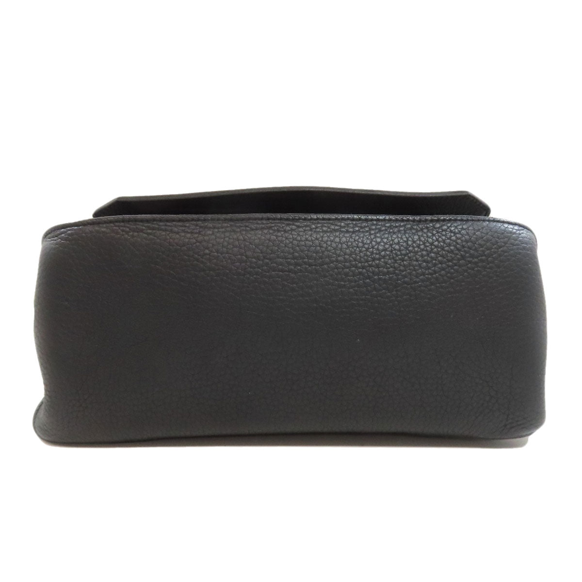 HERMES Shoulder Bag Taurillon Clemence black Gypsiere 28 SilverMetal