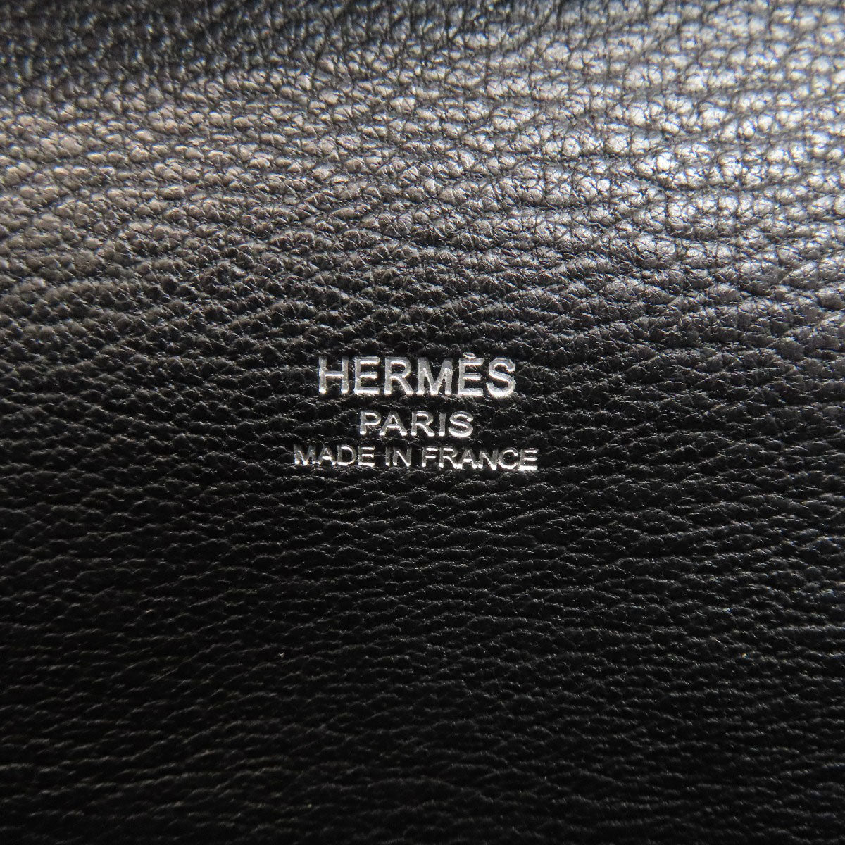 HERMES Shoulder Bag Taurillon Clemence black Gypsiere 28 SilverMetal