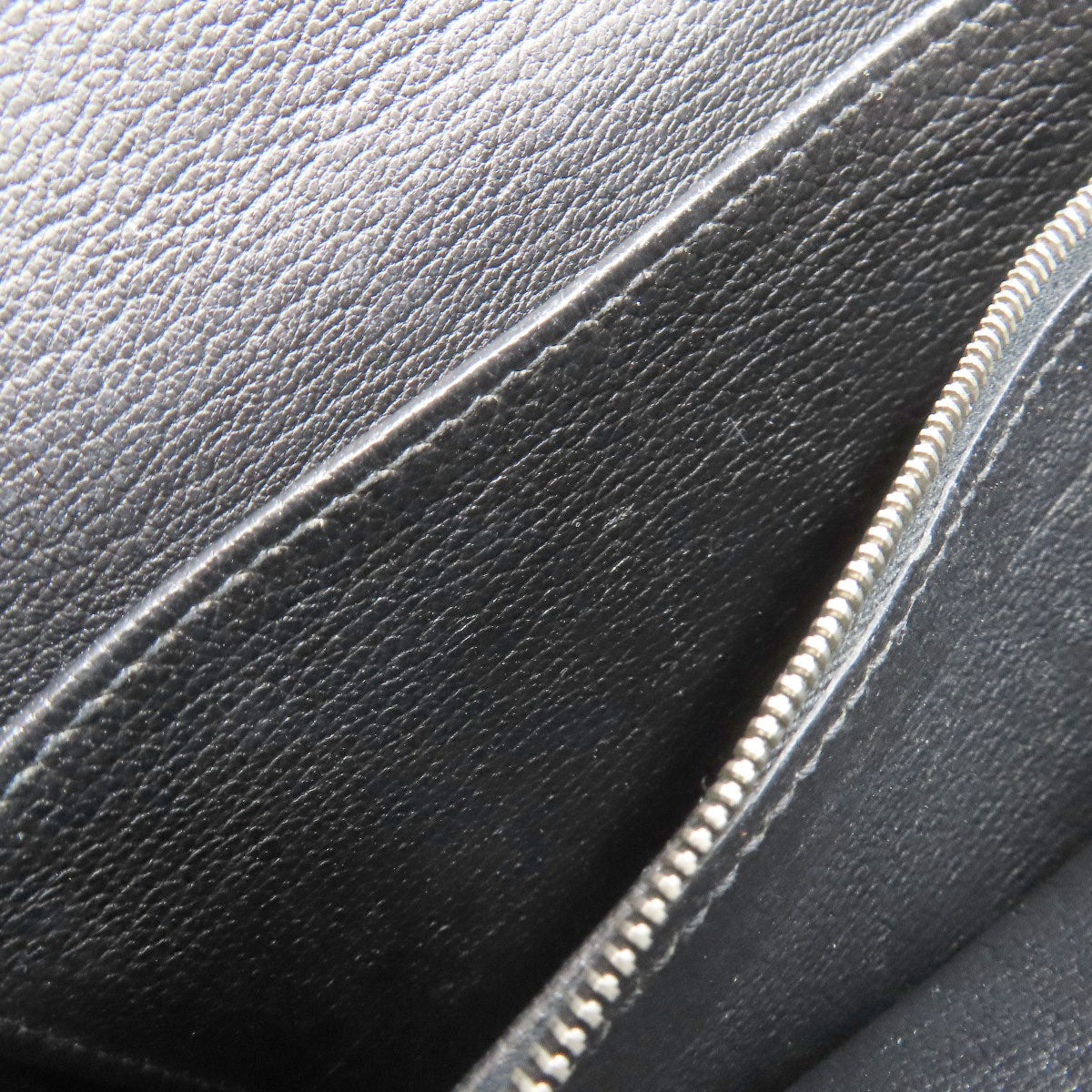 HERMES Shoulder Bag Taurillon Clemence black Gypsiere 28 SilverMetal