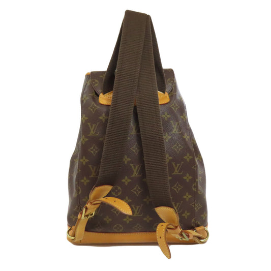 LOUIS VUITTON Backpack M51135 Monogram canvas Brown MontsourisGM