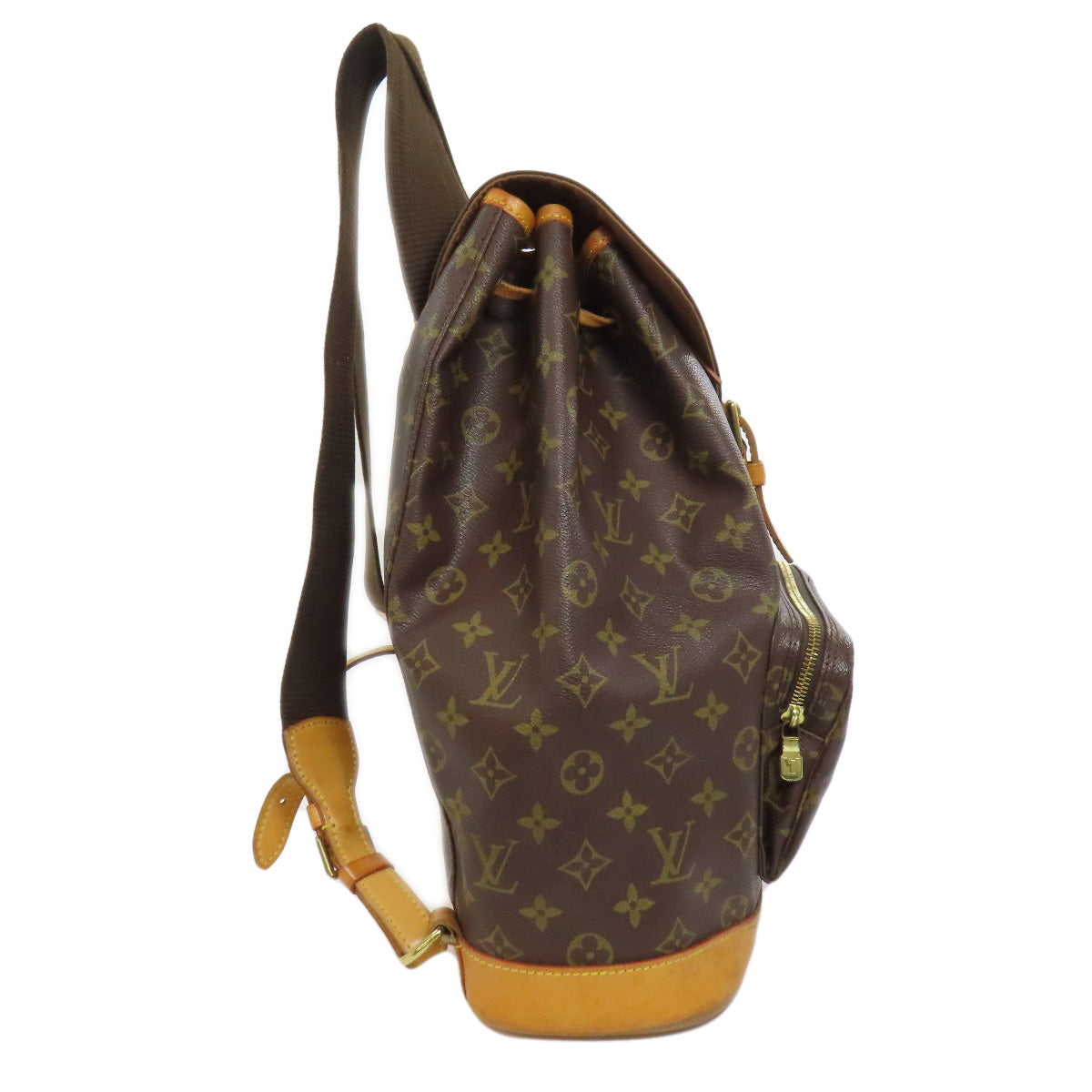 LOUIS VUITTON Backpack M51135 Monogram canvas Brown MontsourisGM