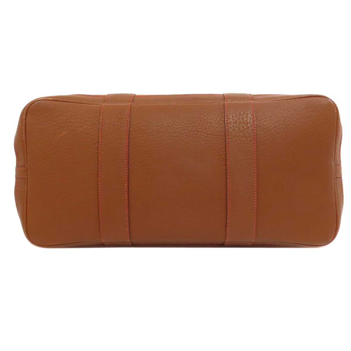 HERMES Tote Bag Tower ash Orange Garden Party PM SilverMetal
