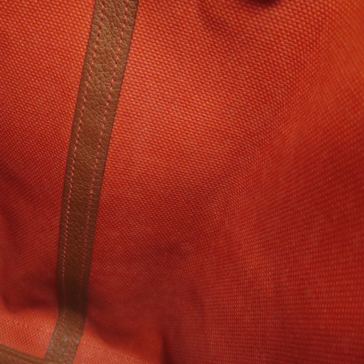 HERMES Tote Bag Tower ash Orange Garden Party PM SilverMetal