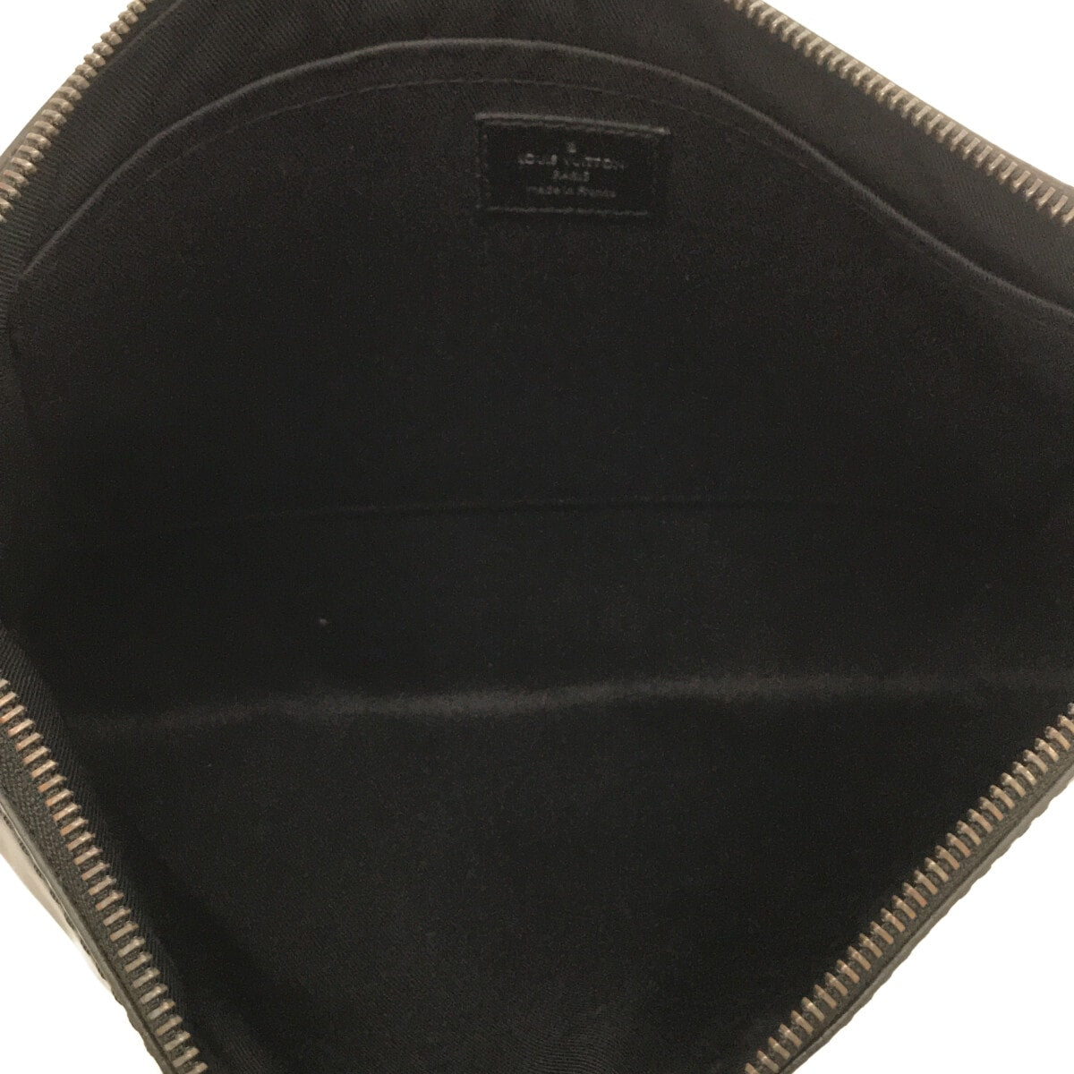 Louis Vuitton Black Canvas POCHETTE DISCOVERY clutch bag