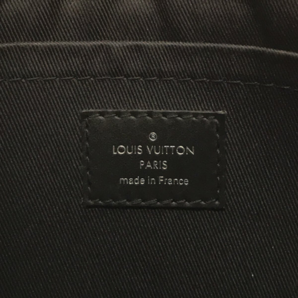 Louis Vuitton Black Canvas POCHETTE DISCOVERY clutch bag
