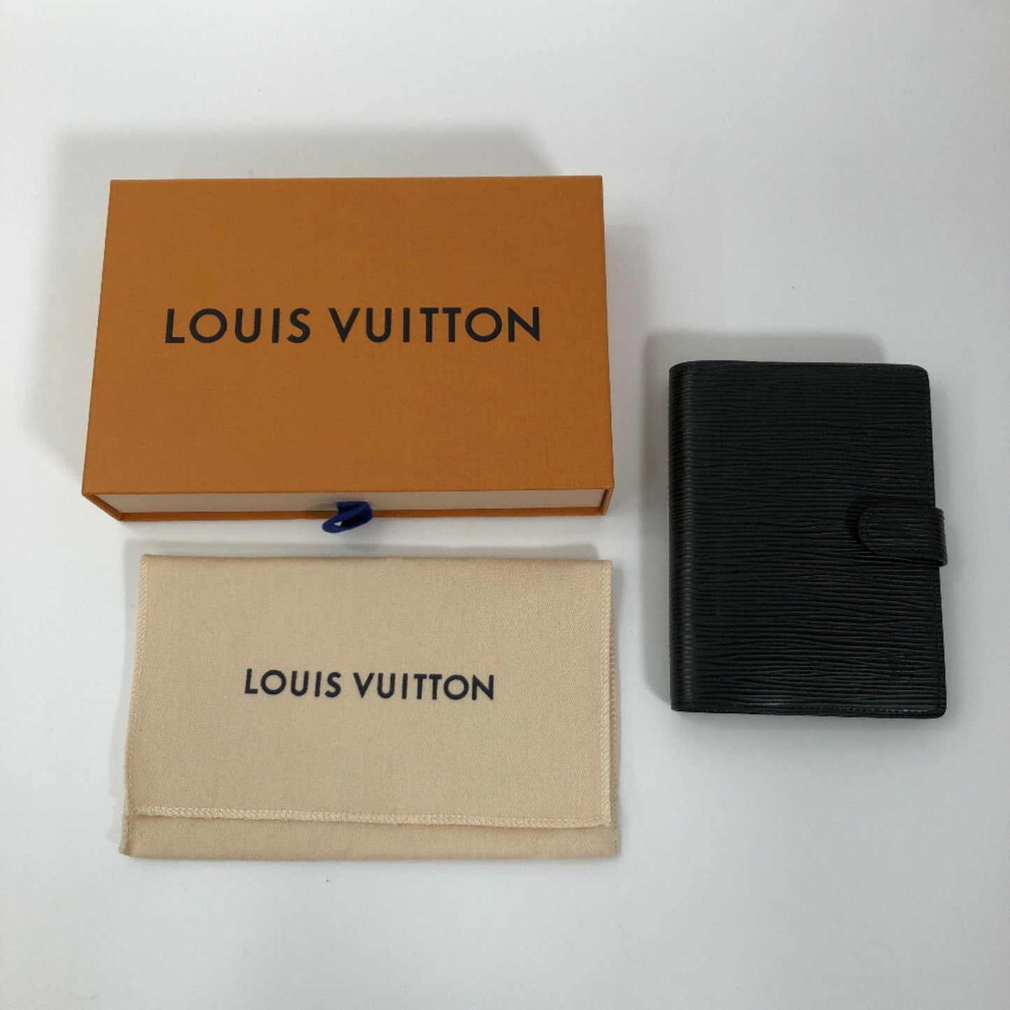 Louis Vuitton Black Leather Viennois wallet accessories