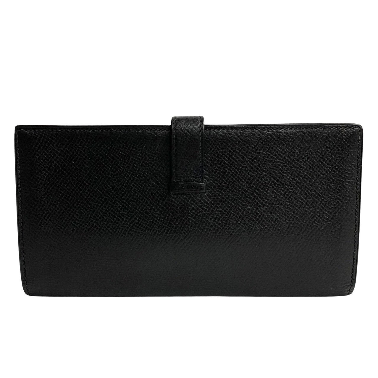 HERMES Long Wallet Purse Epsom black Beansufla