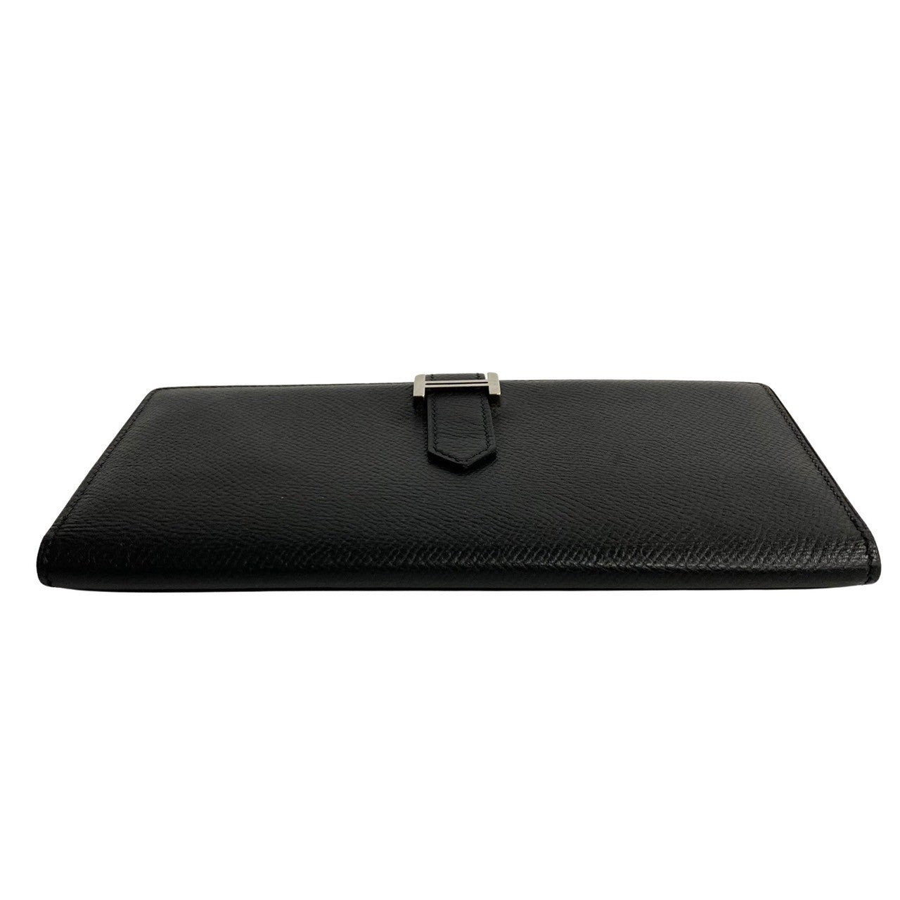 HERMES Long Wallet Purse Epsom black Beansufla