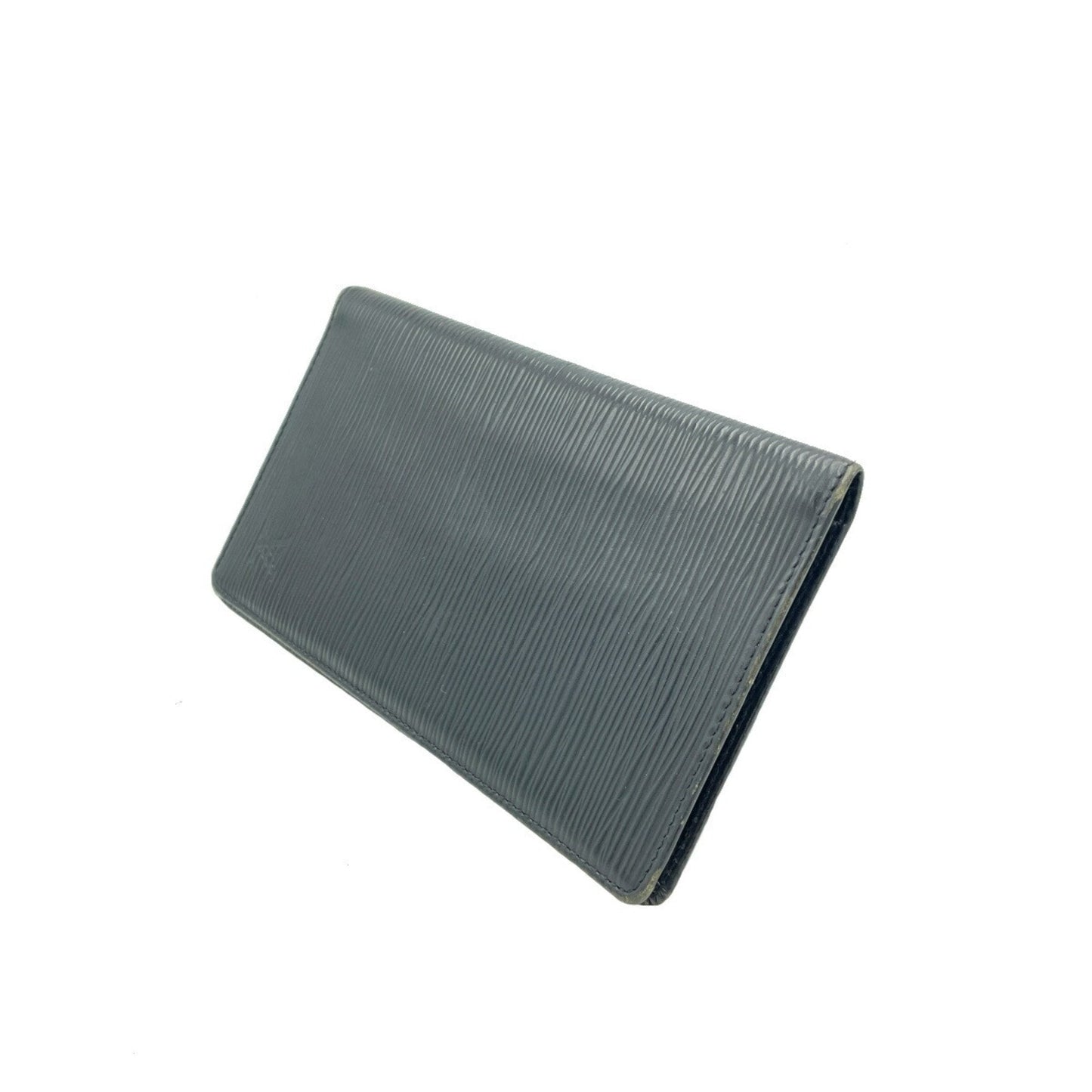 Louis Vuitton Black Leather Portefeuille wallet accessories