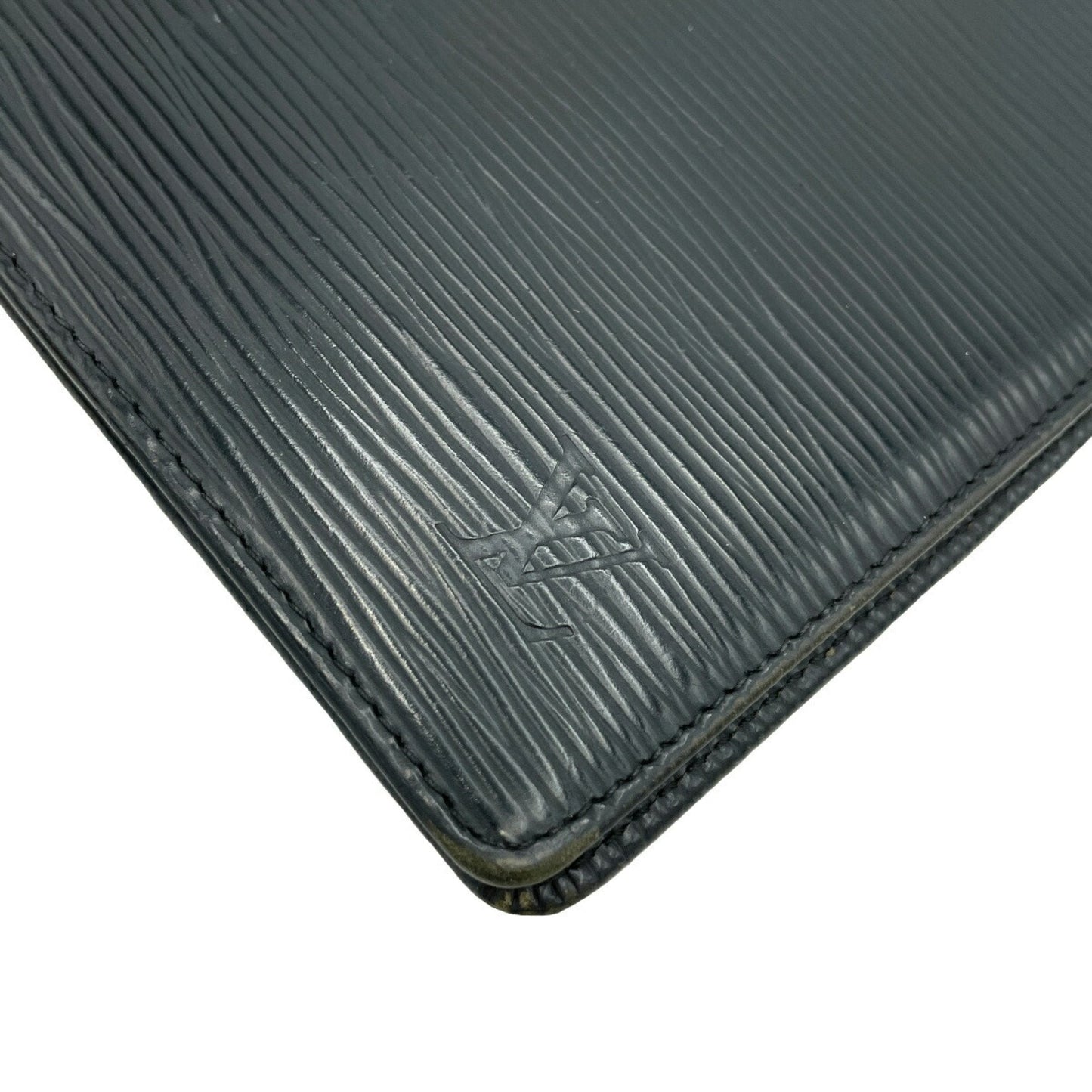 Louis Vuitton Black Leather Portefeuille wallet accessories
