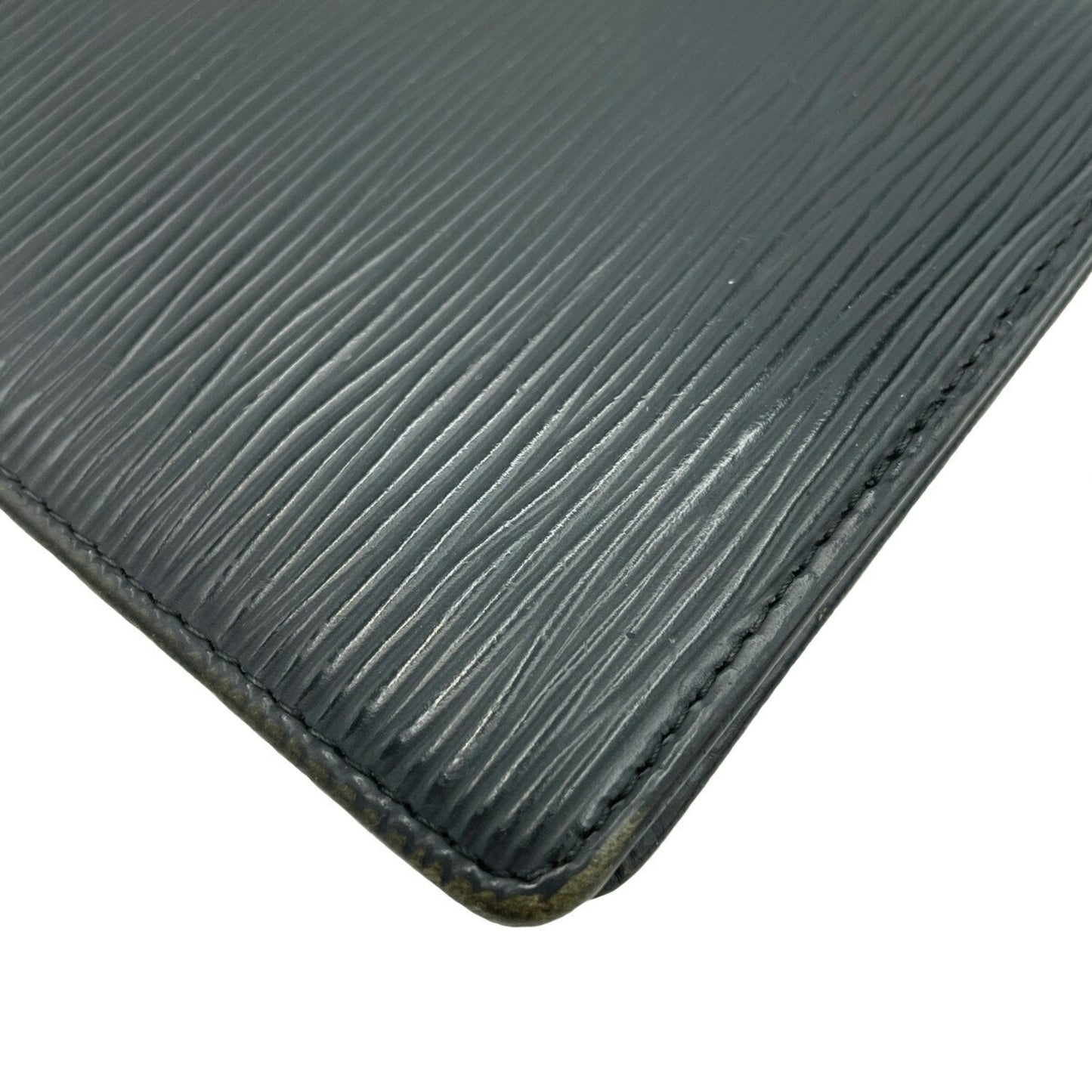 Louis Vuitton Black Leather Portefeuille wallet accessories