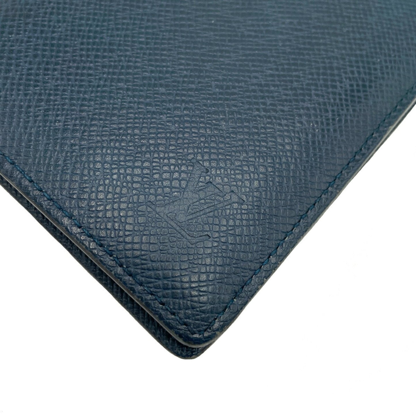 Louis Vuitton Blue Leather Brazza wallet accessories