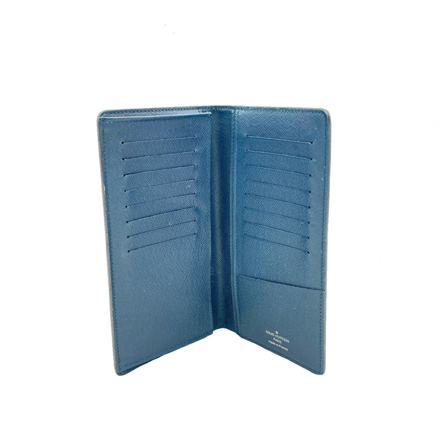 Louis Vuitton Blue Leather Brazza wallet accessories