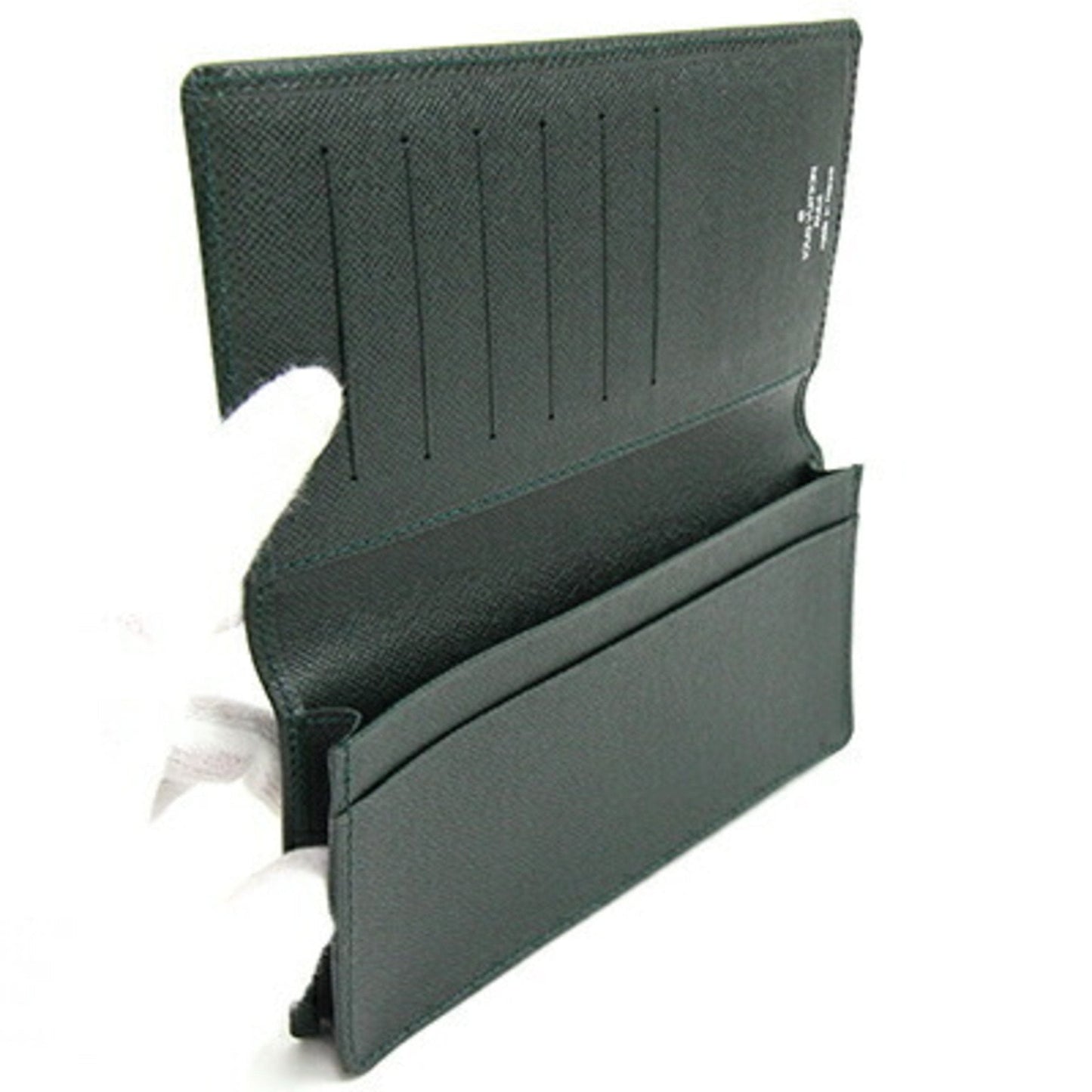 Louis Vuitton Green Leather Brazza wallet accessories