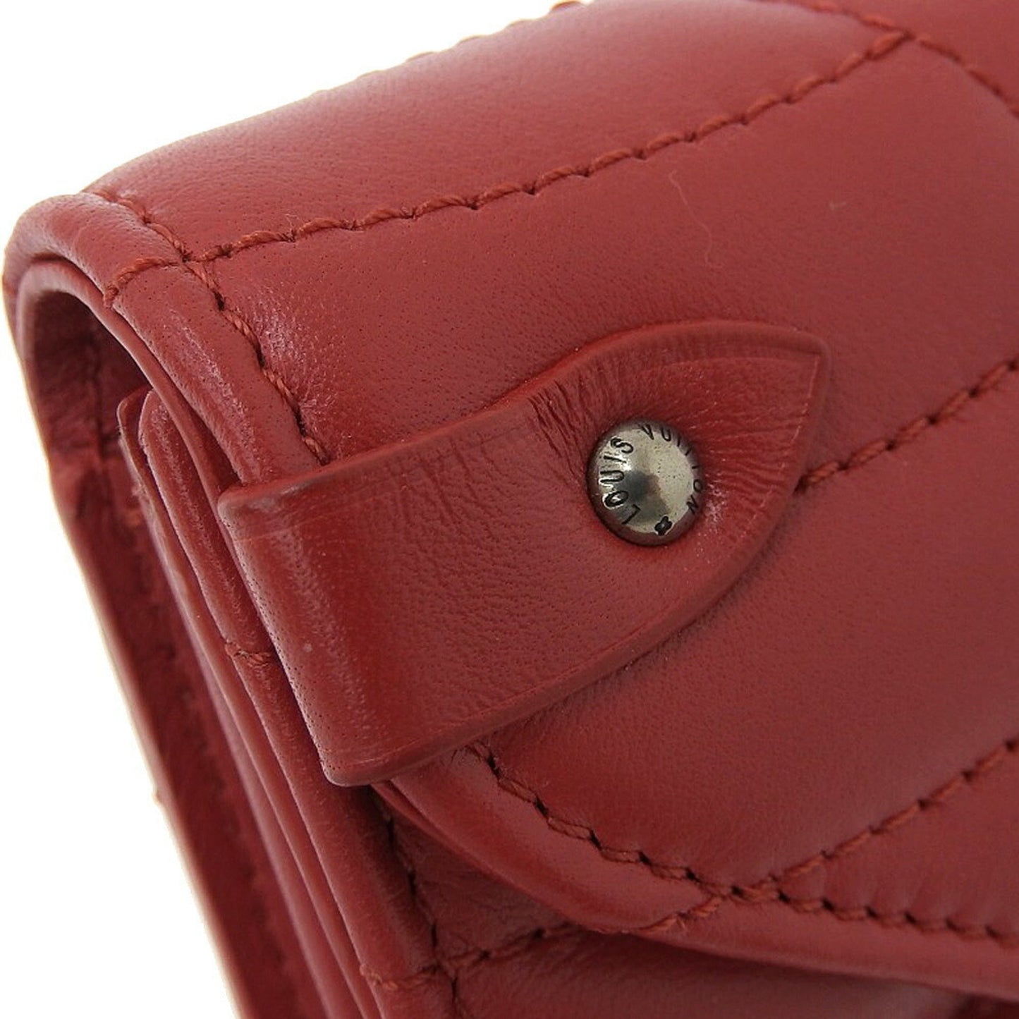 Louis Vuitton  Leather Long Wallet (Bi-Fold)