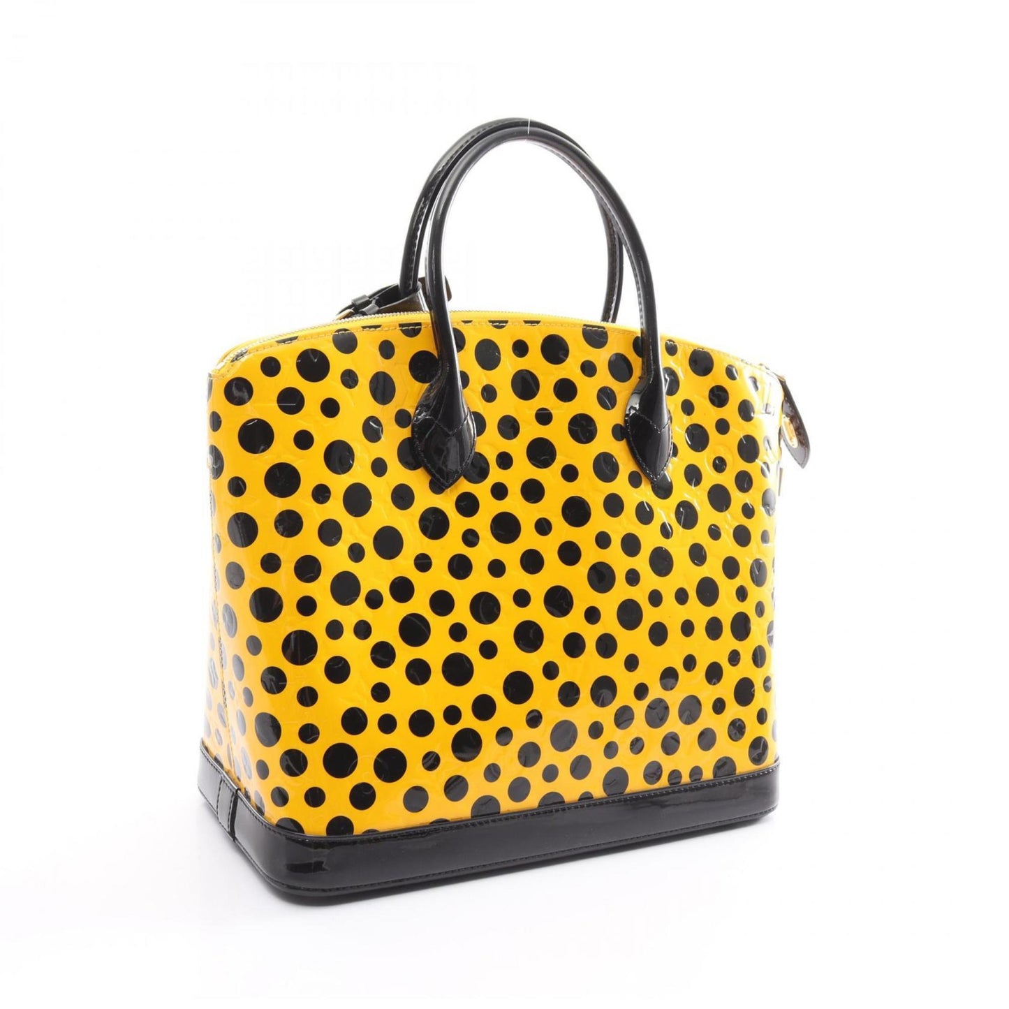 Louis Vuitton  yellow Monogram Vernis Handbag
