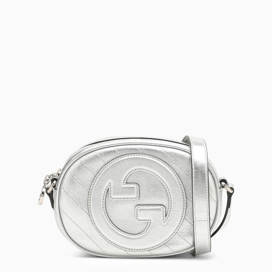 Gucci Gucci Blondie Mini Shoulder Bag Silver Women