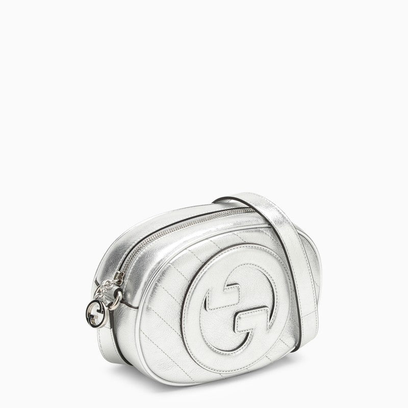Gucci Gucci Blondie Mini Shoulder Bag Silver Women
