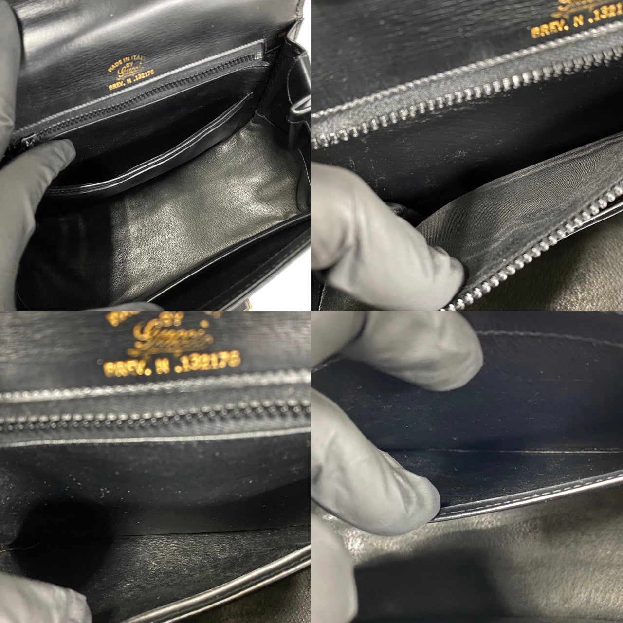 GUCCI Handbag Calfskin black
