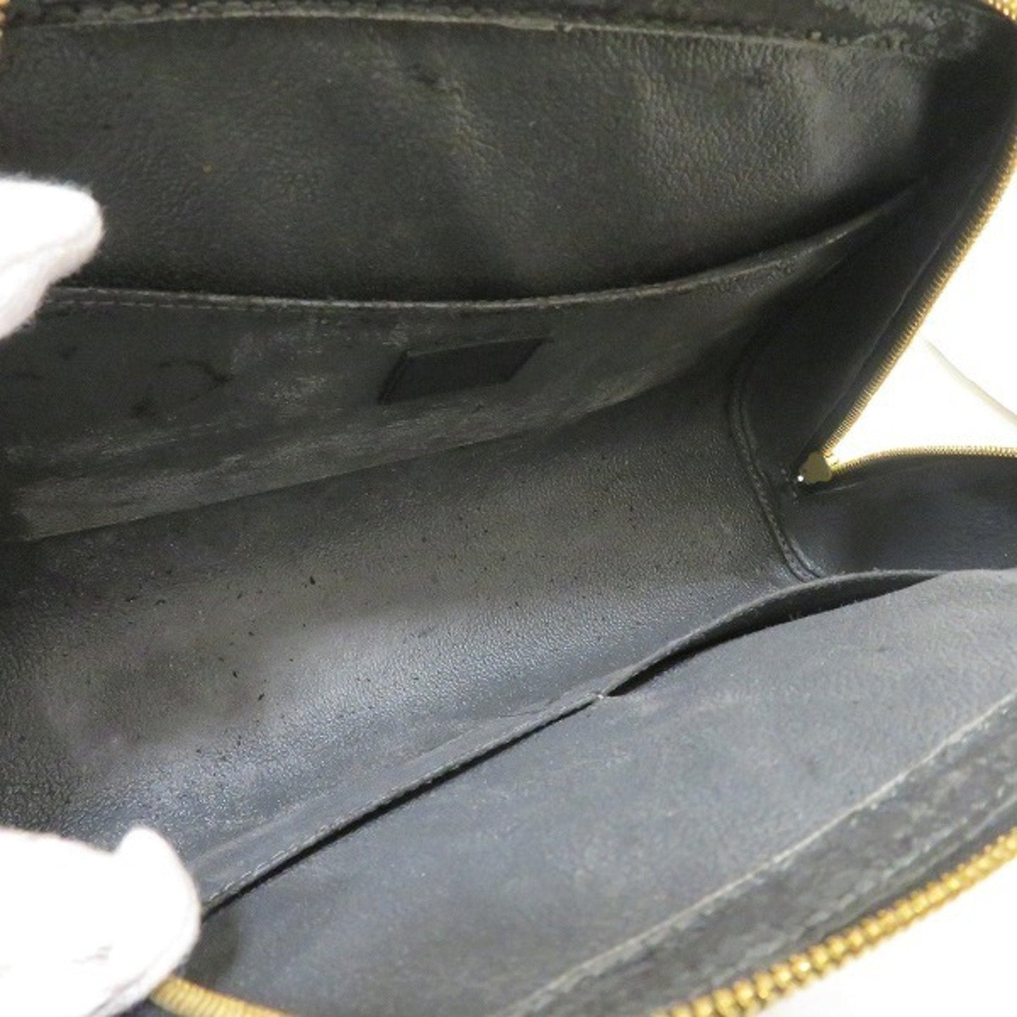 Louis Vuitton Black Leather Dauphine wallet accessories