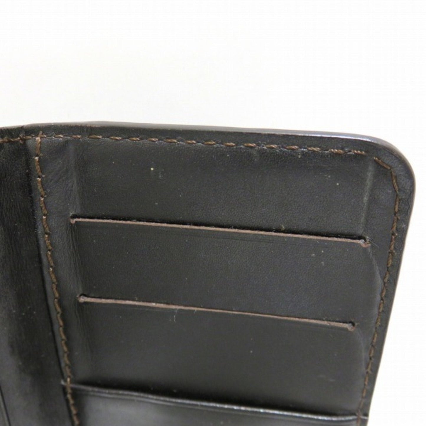 Louis Vuitton Brown Leather Organizer de poche wallet accessories