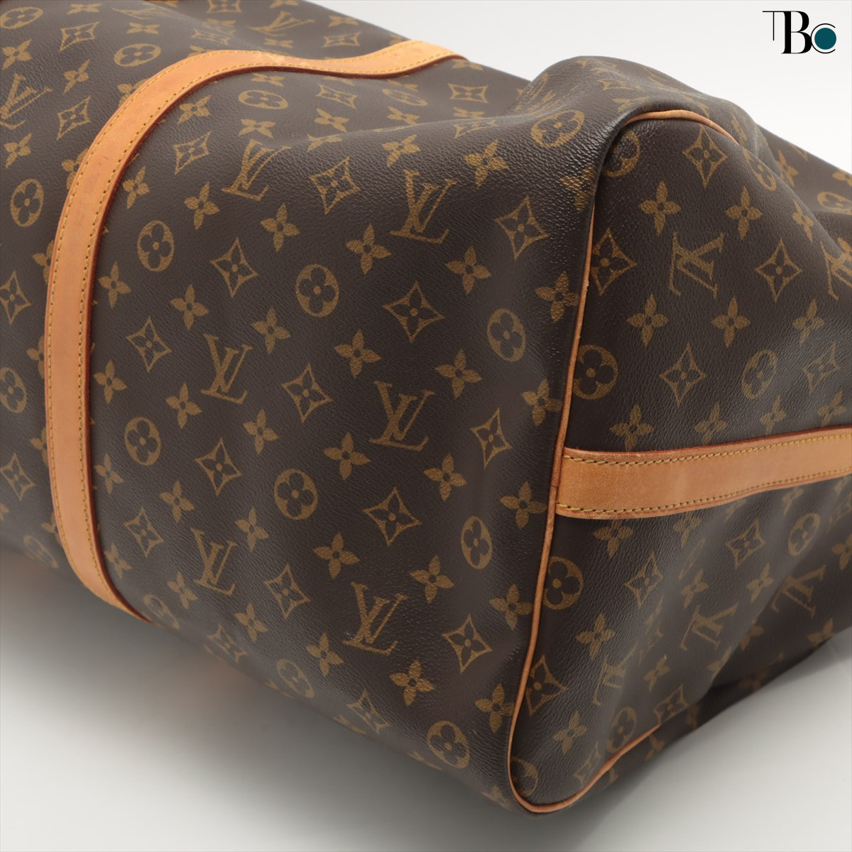 Louis Vuitton Brown Canvas Keepall Bandouli√®re 60 handbag bag