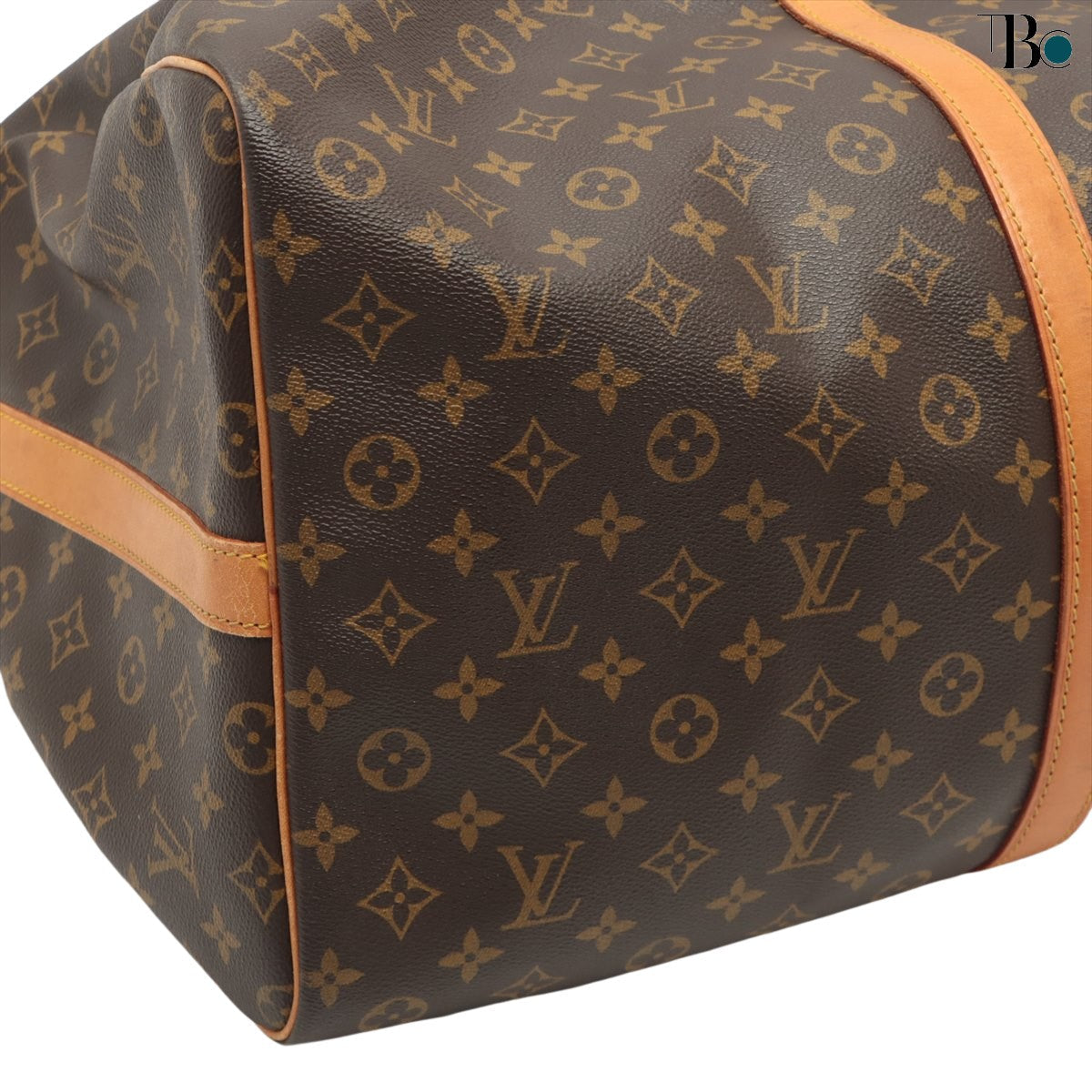 Louis Vuitton Brown Canvas Keepall Bandouli√®re 60 handbag bag