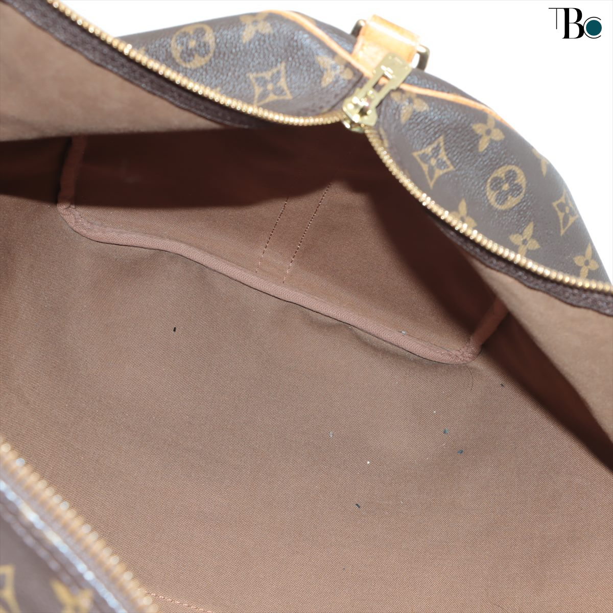 Louis Vuitton Brown Canvas Keepall Bandouli√®re 60 handbag bag