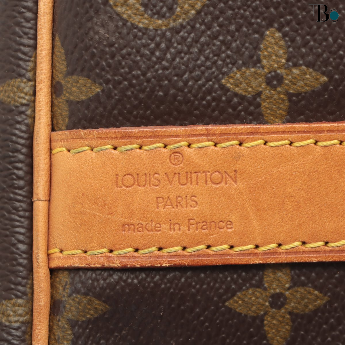 Louis Vuitton Brown Canvas Keepall Bandouliere 50 handbag bag