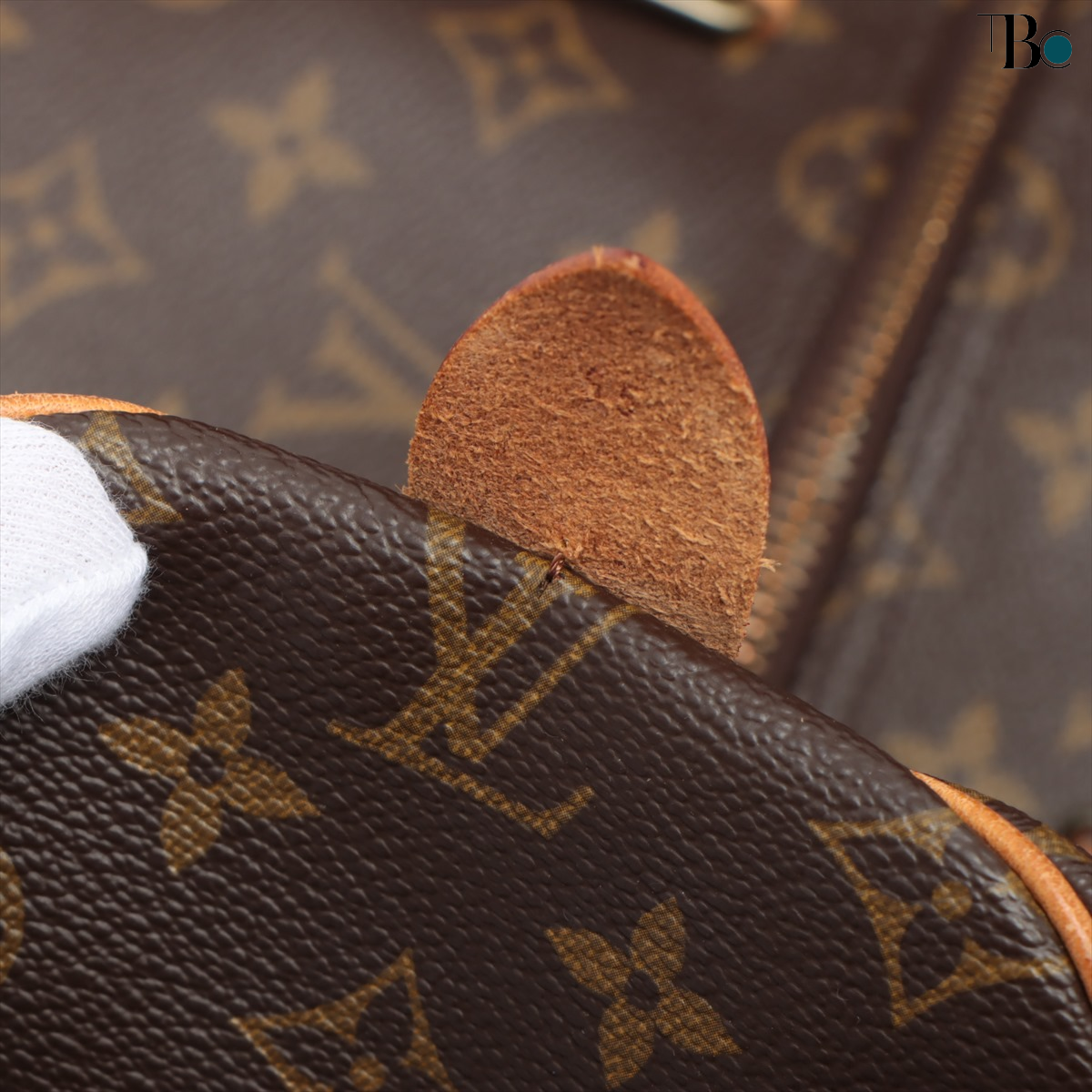 Louis Vuitton Brown Canvas Keepall 55 handbag bag