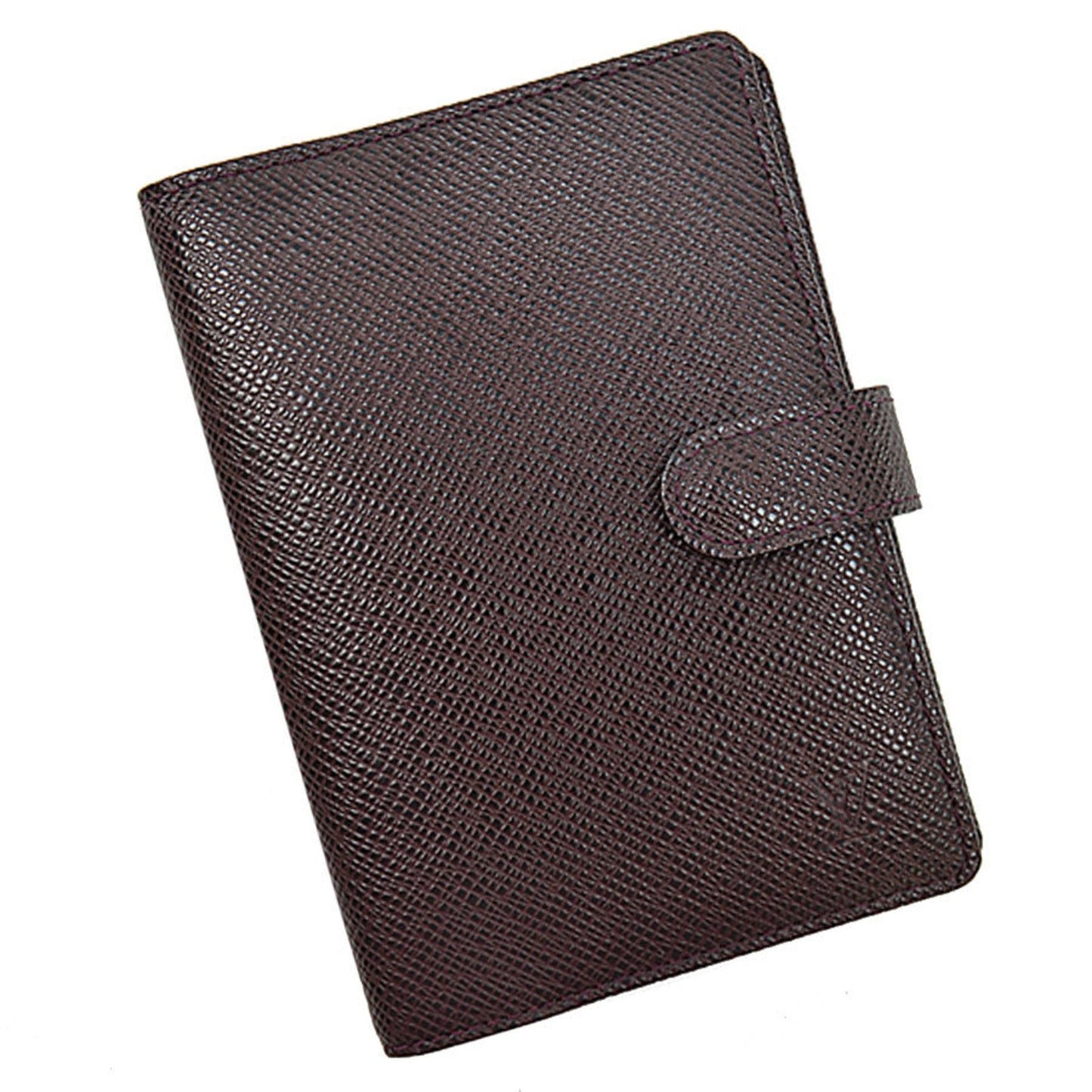 Louis Vuitton Brown Leather COUVERTURE AGENDA FONCTIONNEL PM wallet accessories